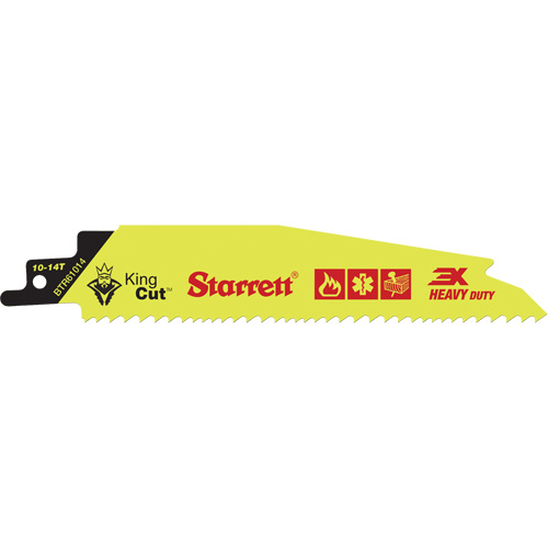 King Cut Reciprocating Blade, Bi-Metal, 10-14 TPI, 12" L x 1" W Distribution Industrielle GC