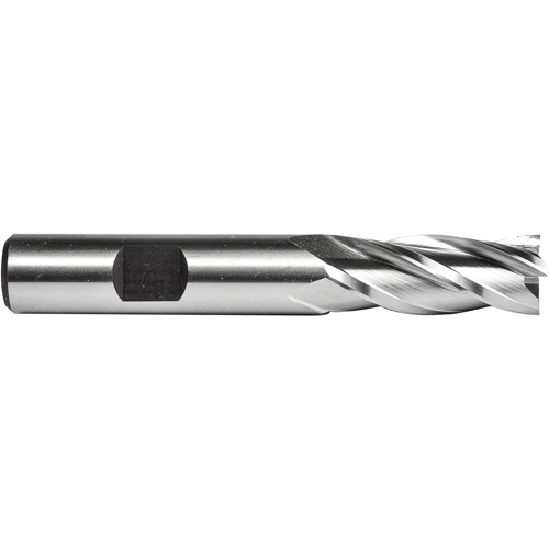 Fraise en bout C615, 1/4" dia., 4 cannelures, Acier rapide Distribution Industrielle GC