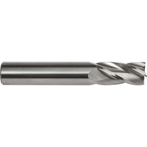 Fraise &agrave; embout droit, 3/16" dia., 2" lo, 4 cannelures, 3/16" tige, Carbure Distribution Industrielle GC