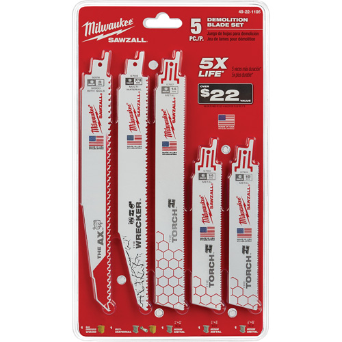 Jeu de lames Sawzall Distribution Industrielle GC