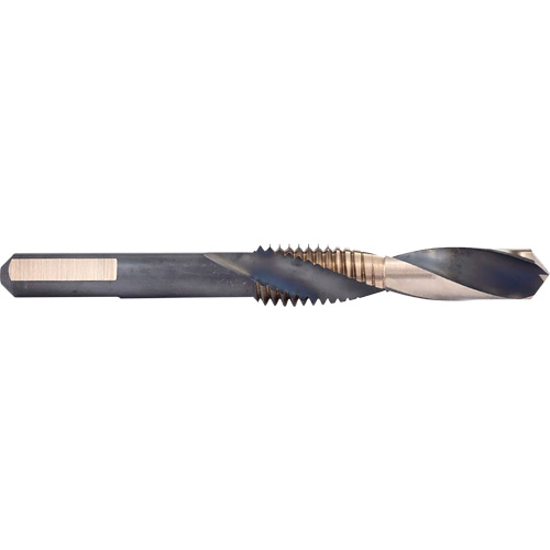 Taraud & Foret Combin&eacute;, 5/8"-11, Acier rapide, Cannelure 1-1/2" Distribution Industrielle GC