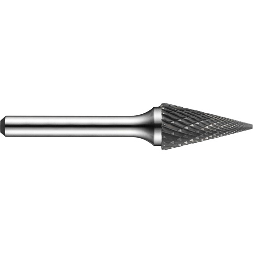 Double-Cut Rotary Burr, SM-50, 1/4" Dia., 1/4" Shank, 1/2" Depth of Cut Distribution Industrielle GC