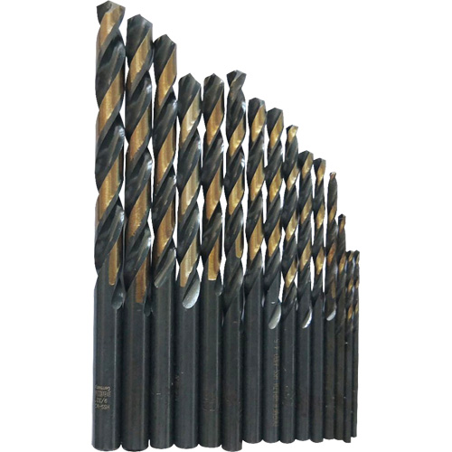 Jobber Length Drill Bit Set, 29 Pieces, High Speed Steel Distribution Industrielle GC