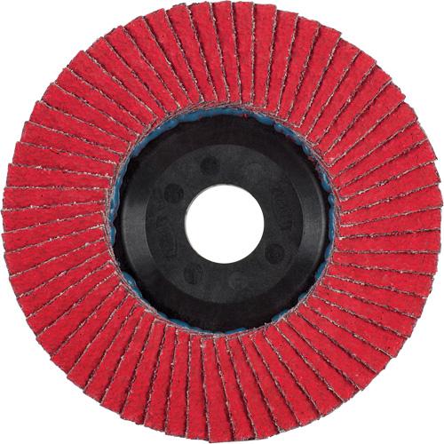Disque &agrave; lamelles, 4-1/2" x 5/8"-11, Type 27, Grain 40, C&eacute;ramique Distribution Industrielle GC
