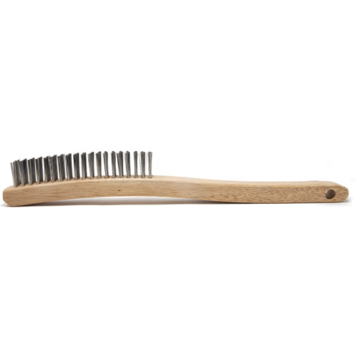 Scratch Brush, Stainless Steel, 4 x 19 Wire Rows, 13-11/16" Long Distribution Industrielle GC