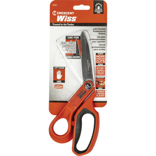 Cisaille pour ouvrier professionnel, 10", Poign&eacute;e Anneaux Distribution Industrielle GC