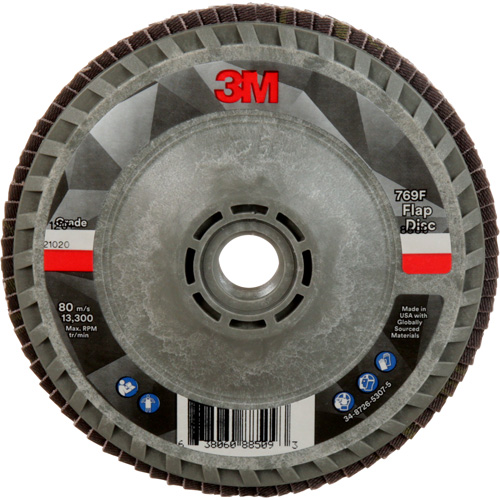 769F Quick Change Flap Disc, 4-1/2" x 5/8"-11, Type 27, 120+ Grit, Ceramic Distribution Industrielle GC