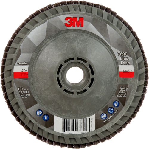 769F Quick Change Flap Disc, 4-1/2" x 5/8"-11, Type 29, 40+ Grit, Ceramic Distribution Industrielle GC