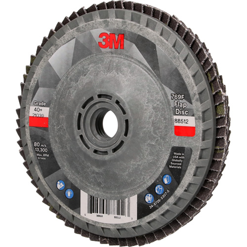 769F Quick Change Flap Disc, 4-1/2" x 5/8"-11, Type 27, 40+ Grit, Ceramic Distribution Industrielle GC