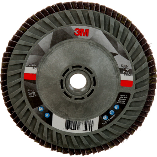 769F Quick Change Flap Disc, 5" x 5/8"-11, Type 27, 40+ Grit, Ceramic Distribution Industrielle GC