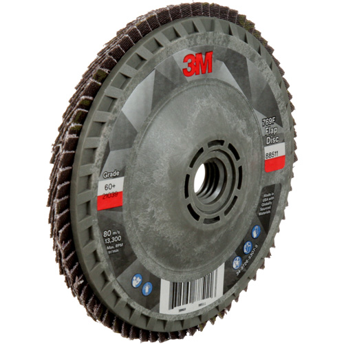 769F Quick Change Flap Disc, 4-1/2" x 5/8"-11, Type 27, 60+ Grit, Ceramic Distribution Industrielle GC