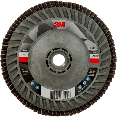 769F Quick Change Flap Disc, 5" x 5/8"-11, Type 27, 60+ Grit, Ceramic Distribution Industrielle GC