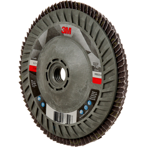 769F Quick Change Flap Disc, 5" x 5/8"-11, Type 27, 60+ Grit, Ceramic Distribution Industrielle GC
