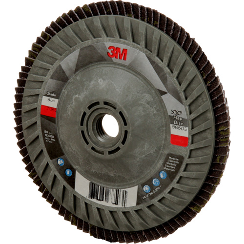 769F Quick Change Flap Disc, 5" x 5/8"-11, Type 27, 80+ Grit, Ceramic Distribution Industrielle GC