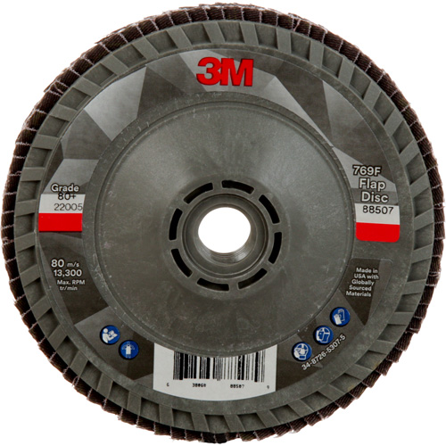 769F Quick Change Flap Disc, 4-1/2" x 5/8"-11, Type 29, 80+ Grit, Ceramic Distribution Industrielle GC
