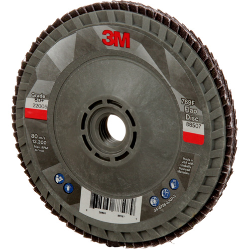 769F Quick Change Flap Disc, 4-1/2" x 5/8"-11, Type 29, 80+ Grit, Ceramic Distribution Industrielle GC