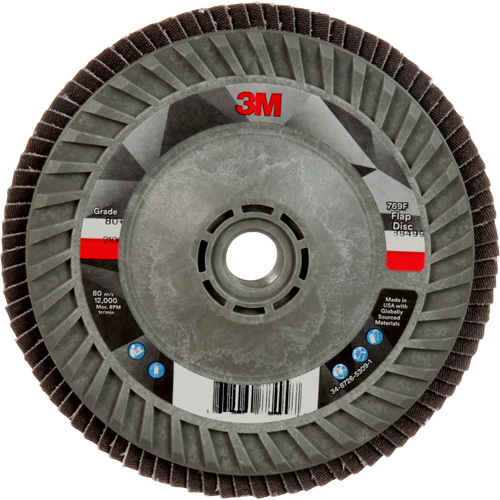 769F Quick Change Flap Disc, 5" x 5/8"-11, Type 29, 80+ Grit, Ceramic Distribution Industrielle GC