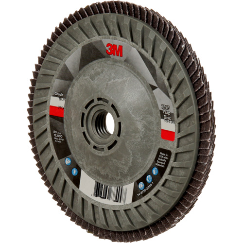 769F Quick Change Flap Disc, 5" x 5/8"-11, Type 29, 80+ Grit, Ceramic Distribution Industrielle GC