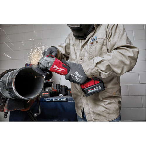 M18 Fuel Slide Switch Braking Grinder with One-Key Slide Switch (Tool Only), 4-1/2" or 5" Wheel, 18 V Distribution Industrielle GC