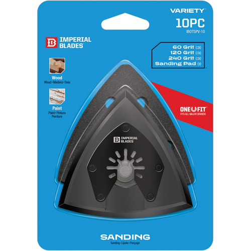 One Fit Oscillating Triangle Pad & Paper Variety Pack Distribution Industrielle GC