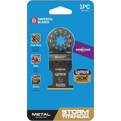 Starlock Carbide Extreme Storm Titanium Metal Blade Distribution Industrielle GC