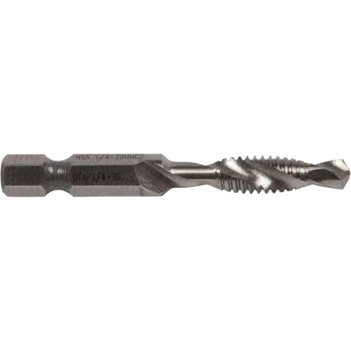 Drill/Tap Bit, 1/4", High Speed Steel Distribution Industrielle GC