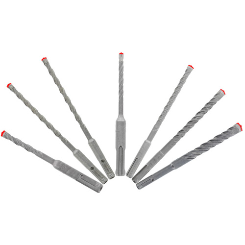 Jeu de forets pour marteau &agrave; t&ecirc;te enti&egrave;rement au carbure &agrave; 4 couteaux SDS-Plus Rebar Demon, 7 morceaux, Carbure Distribution Industrielle GC