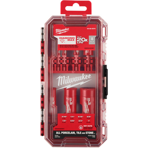 Diamond Max Hole Saw Bit Set, 8 Pieces Distribution Industrielle GC