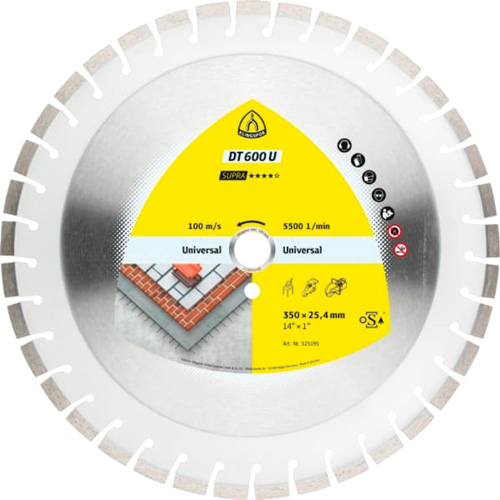 Grandes lames au diamant DT 600 U Supra Distribution Industrielle GC