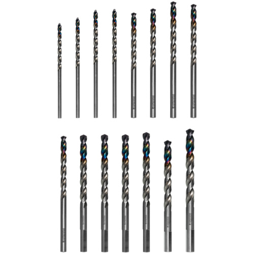 Metal Demon Drill Bits Set for Mild, Hardened and Stainless Steels, 15 Pieces Distribution Industrielle GC