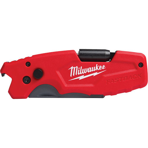 FASTBACK 6-in-1 Folding Utility Knife, 8-3/4" L, 6 Functions, 1 lbs. Distribution Industrielle GC