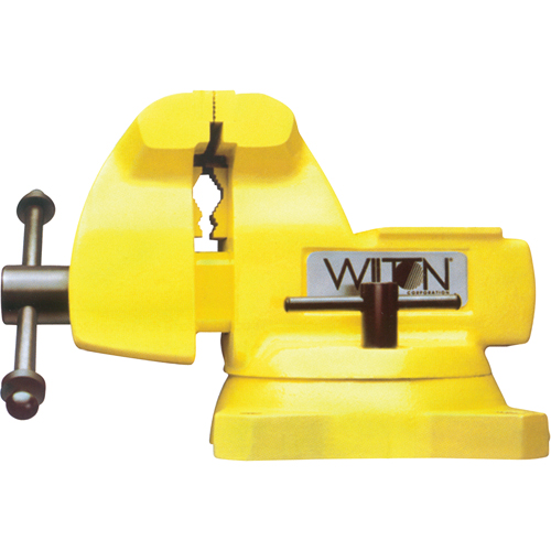 High Vis Safety Vise, 5" Jaw Width, 3-3/4" Throat Depth Distribution Industrielle GC