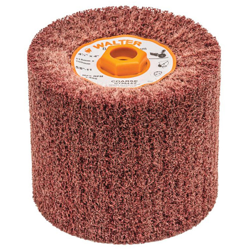 Tambour de conditionnement de surface Blendex, 4-1/2" dia. x 4" la, 5/8"-11 Arbre, Grain Cors&eacute; Distribution Industrielle GC