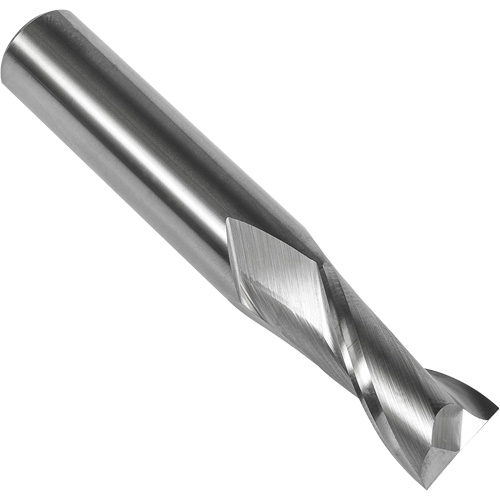 Fraise en bout carr&eacute;e 30° S108, 3/8" dia., 2-1/2" lo, 2 cannelures, 3/8" tige, Carbure Distribution Industrielle GC