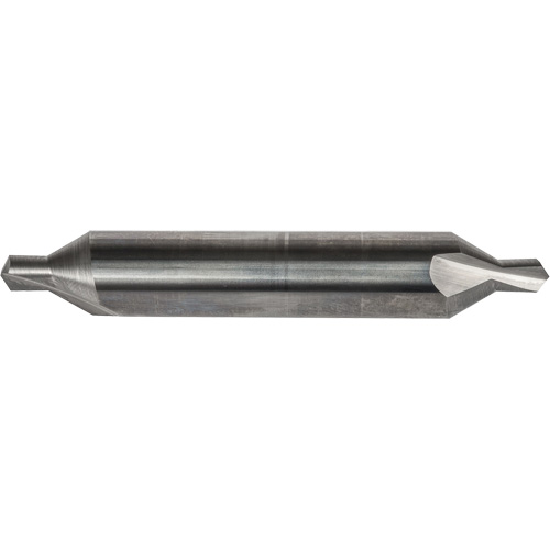 Foret &agrave; centrer et fraise combin&eacute;s, #1, Petit diam&egrave;tre de 3/64", Grand diam&egrave;tre de 1/8", Carbure Distribution Industrielle GC