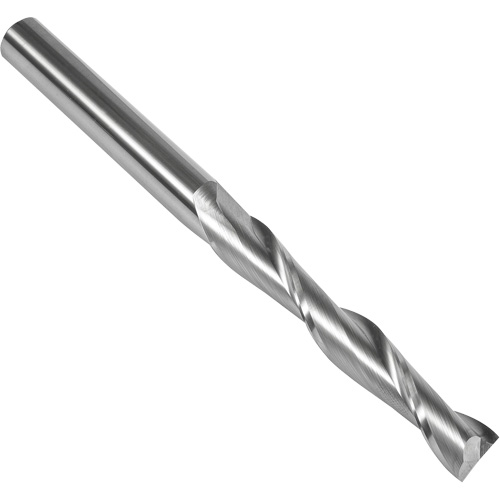 Fraise en bout carr&eacute;e extra longue 30° S111, 1/2" dia., 6" lo, 2 cannelures, 1/2" tige, Carbure Distribution Industrielle GC