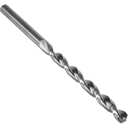 Parabolic Flute Taper Length Drill Bit, 9.50 mm, High Speed Steel, 115 mm Flute, 135° Point Distribution Industrielle GC
