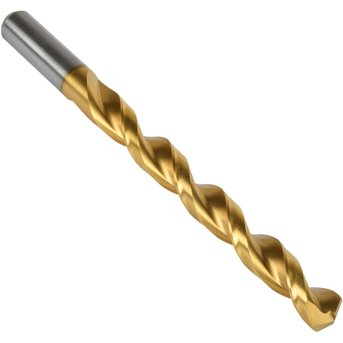 Jobber Drill Bit, High Speed Steel, 3/16", 3-1/2" L, 2-5/16" Flute, 135° Point Angle Distribution Industrielle GC