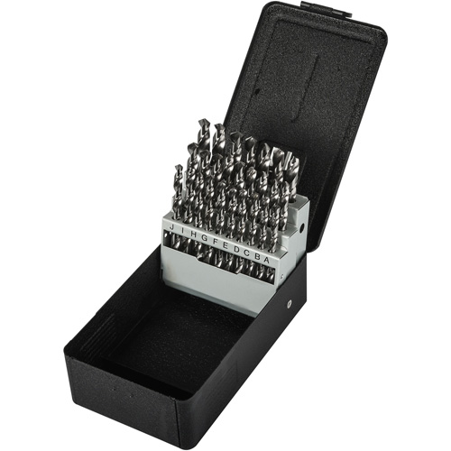 Jobber Length Drill Bit Set, 26 Pieces, High Speed Steel Distribution Industrielle GC