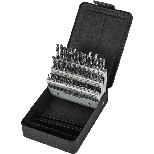 Stub Length Drill Bit Set, 60 Pieces, High Speed Steel Distribution Industrielle GC