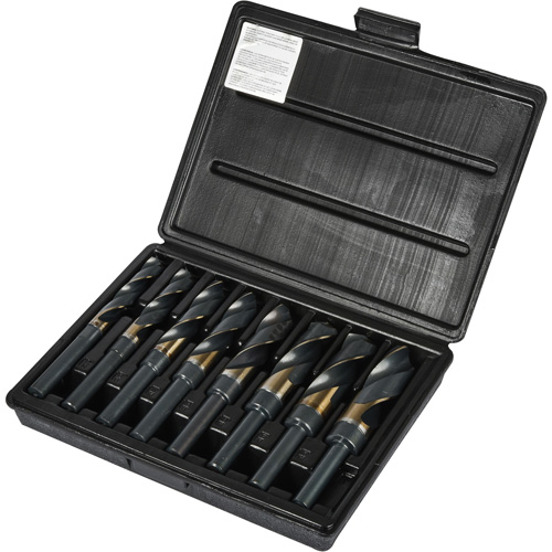 Reduced Shank Silver & Deming Drill Bit Set, 8 Pieces, High Speed Cobalt Distribution Industrielle GC