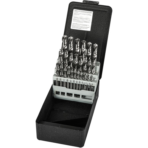 Stub Length Drill Bit Set, 29 Pieces, High Speed Steel Distribution Industrielle GC