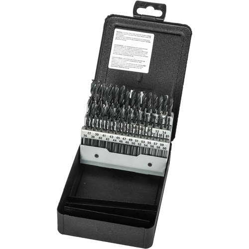 Stub Length Drill Bit Set, 60 Pieces, High Speed Steel Distribution Industrielle GC