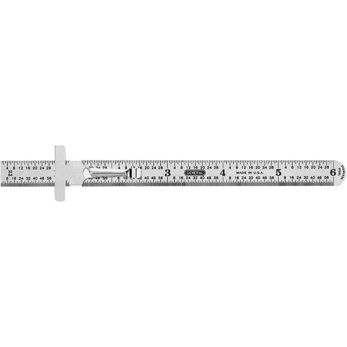 Industrial Precision Flexible Ruler, 6" L, Steel Distribution Industrielle GC
