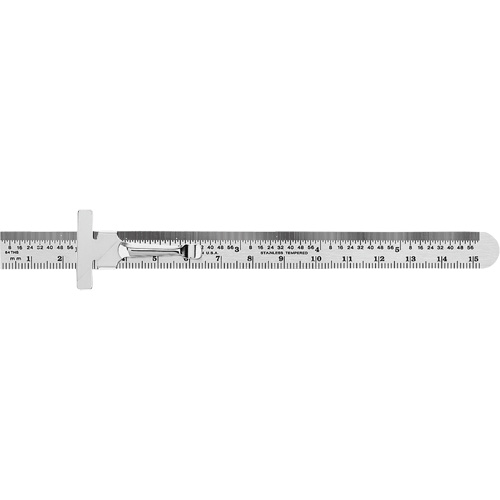 R&egrave;gle flexible de pr&eacute;cision &eacute;conomique, 6" lo, Acier Distribution Industrielle GC