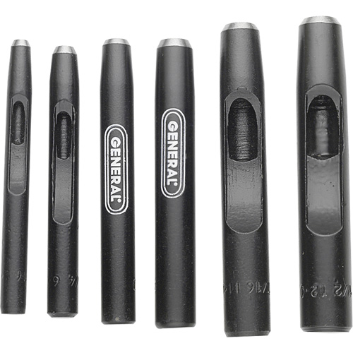 Jeu de poinçons creux en acier, 6 morcea Distribution Industrielle GC
