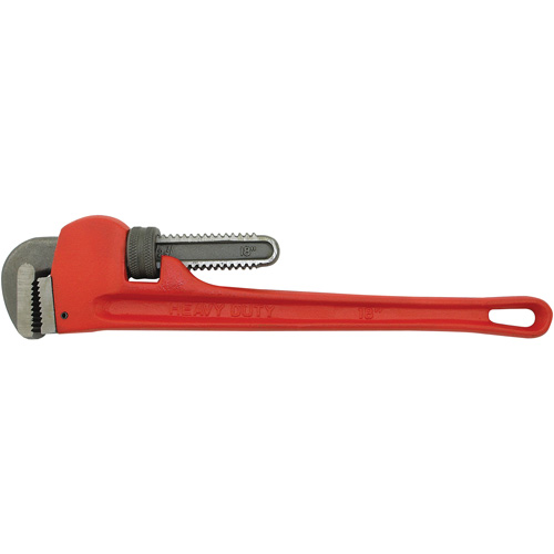 Cl&eacute; &agrave; tuyaux, Cap des m&acirc;choires 2-1/2", Longueur 18", Fini Rev&ecirc;tement en poudre, Prise Aucune Distribution Industrielle GC