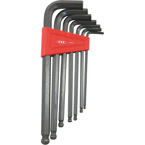 Ball Nose Hex Key Set, 7 Pcs., Imperial Distribution Industrielle GC