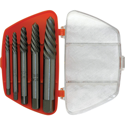 ISE-5 5-Piece Spiral Extractor Set, Chrome Molybdenum Distribution Industrielle GC