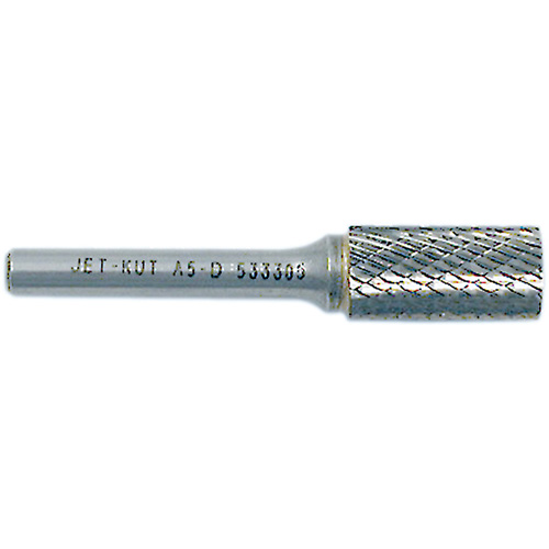 JET-KUT Cylindrical Shape Bur, 1/4" Dia., 1/4" Shank, 5/8" Depth of Cut Distribution Industrielle GC